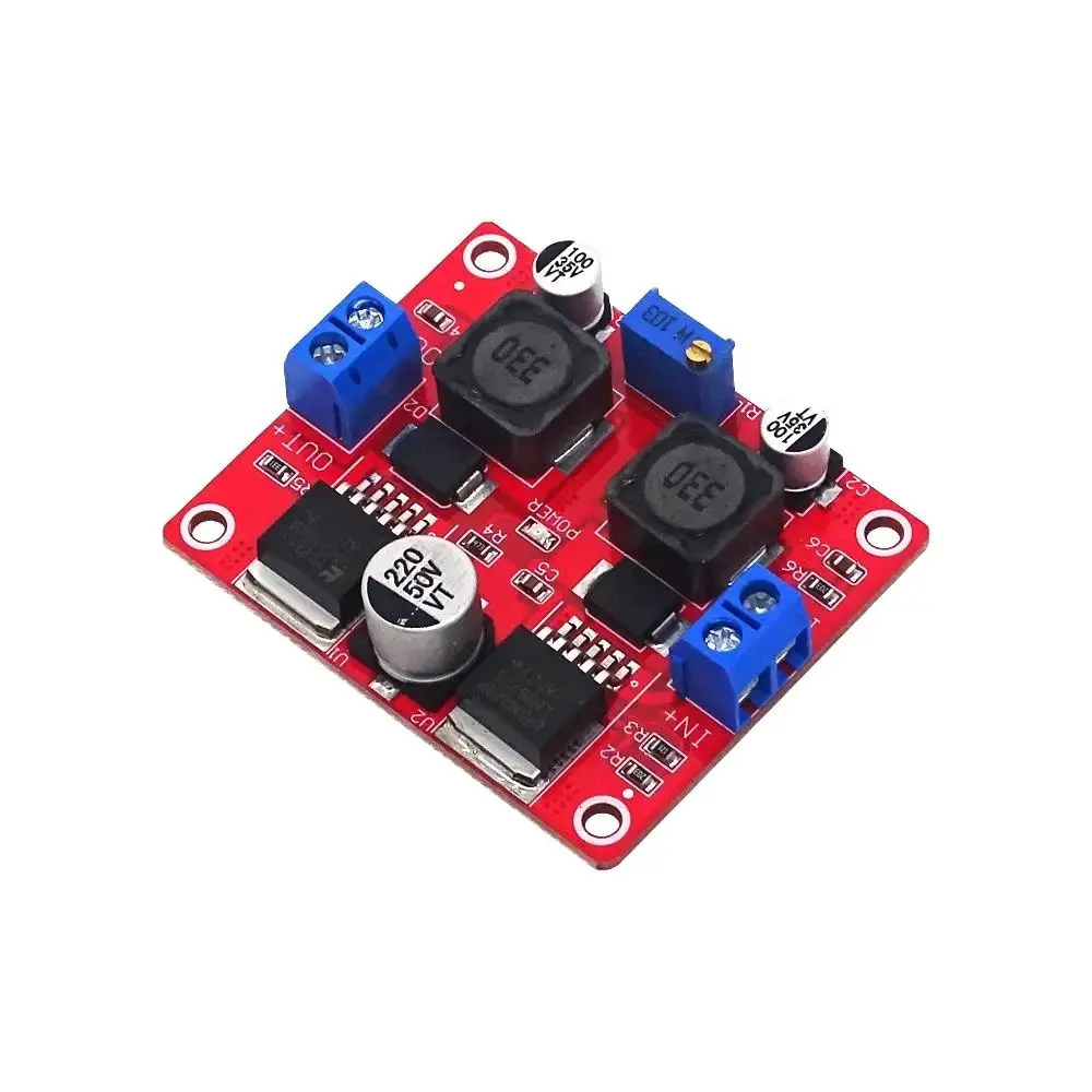 Automatyczny Adapter napięcia DC-DC moduł stopniowania/obniżania LM2577S + LM2596S