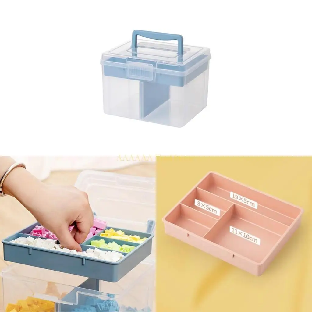 A2BE Clear Craft Stackable Storage Box Storage Tray Storage 컨테이너