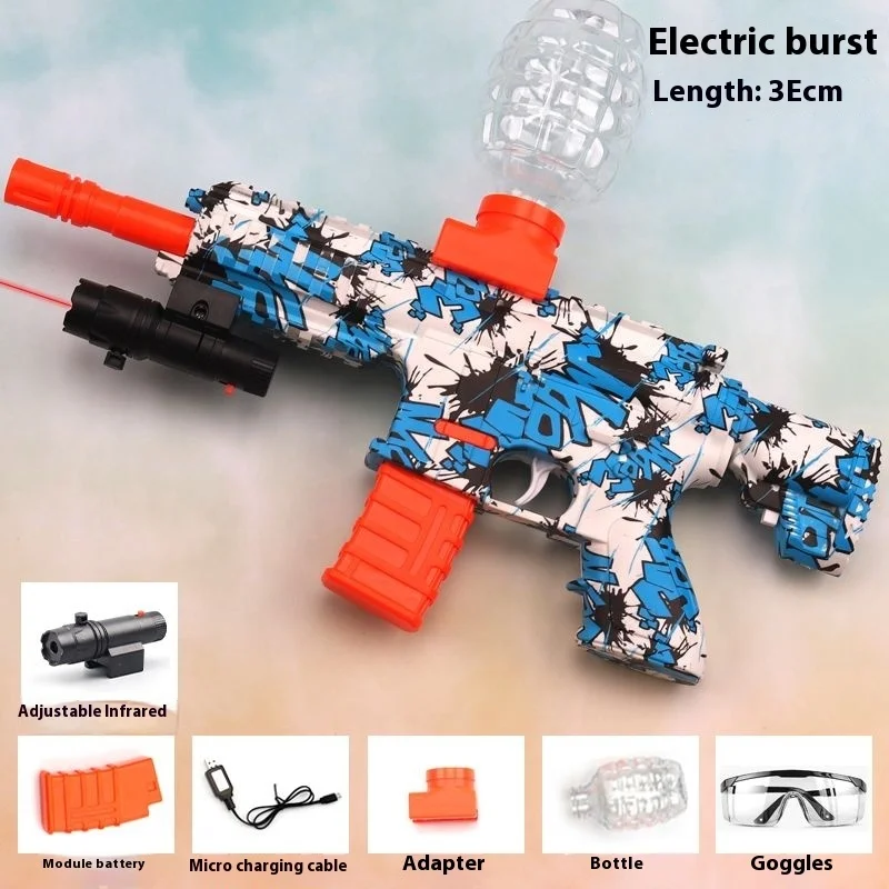 Pistole Elektrische Gel Ball Explosion Spielzeug Ak47 Manuelle/Automatische Umweltfreundliche Splatter Ball Blaster Weihnachten Und Neujahr Geschenke