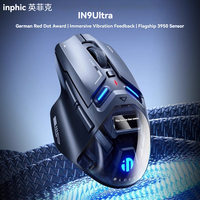 Inphic IN9 Ultra Gaming Mouse Tri-mode Wireless 8K PAW3950 750IPS 30000DPI 800mAh OLED Monitor Custom FPS High Performance Mouse