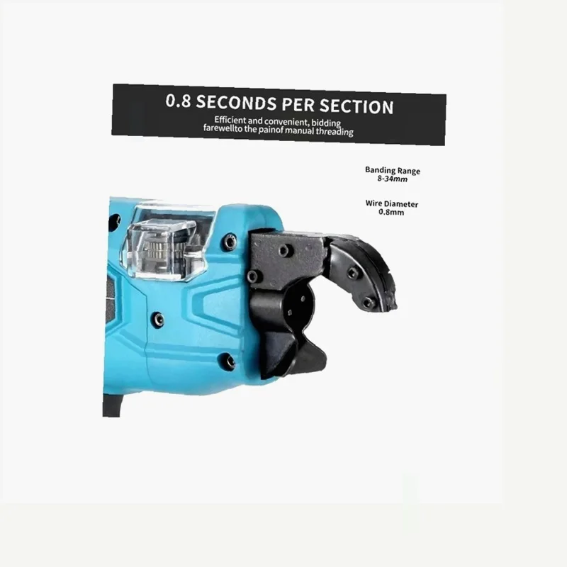 18V Rebar Tier Tying Binding Machine Automatic Rebar Tying Wire Rebar Binding Machine, Multi-position, No Battery