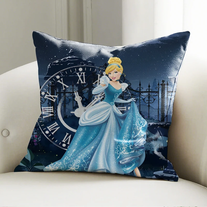 

Disney Cinderella Clock Pillow Cushion Night Theme Soft Sofa Decor Throw Pillow Home Decor Gift