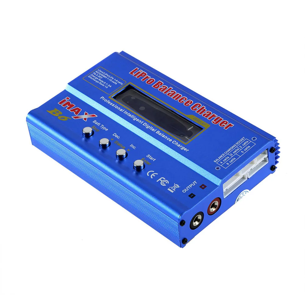 IMAX B6 80W RC Battery Charger Lipo NiMh Li-ion Ni-Cd RC Battery Balance Digital Charger Discharger for RC Helicopter Aircraft