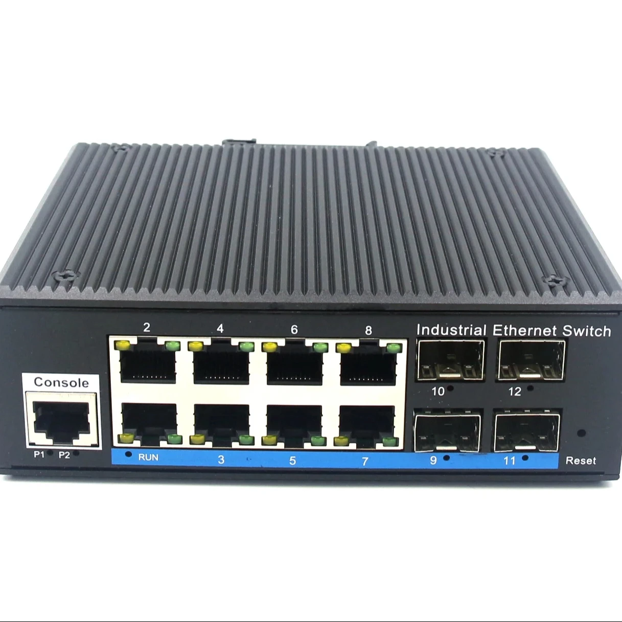 FOWAY4512PFSP-YH WEB managed POE switch  8 10/100/1000M RJ45 ports +2 1000M SFP uplink DC48V not include power adaptor