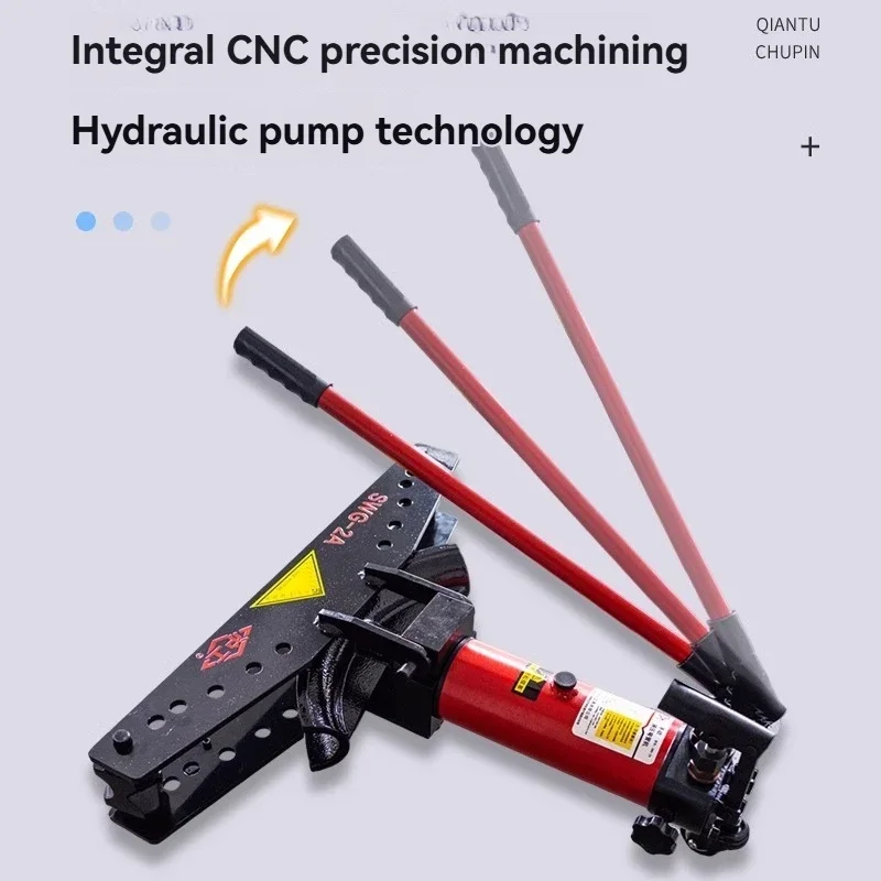 220V Electric SWG-2A 13T Manual Hydraulic Flat Vertical Bender Iron/Steel Pipe,Bending Machine Galvanized Pipe Bending Machine