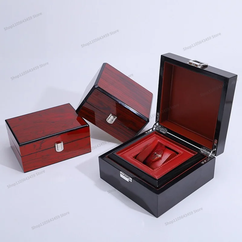 For high-end solid wood watch box packaging wooden watch box men's watch box