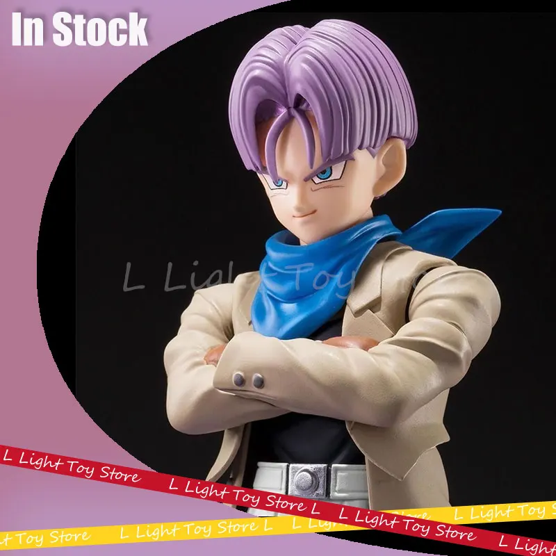 ドラゴンボールの子供向けアニメフィギュア,s.h.figuarts,トランクス,gt,dbz,shfトランクス,収集可能なおもちゃ,オリジナル,在庫あり