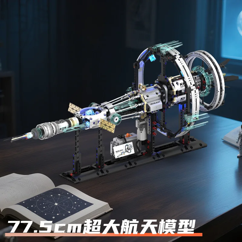 963 pçs moc técnico orion estação espacial blocos de construção montagem nave espacial tijolos modelo brinquedos para crianças presente aniversário conjunto