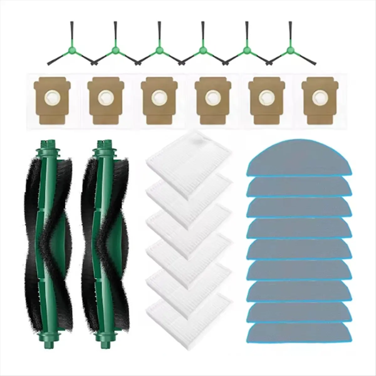 

N18R для 105 Vac / 105 Combo / 105 Combo + / 104 Combo /Q052, запасные части, щетка для пылесоса, мешок для пыли, фильтр, ткань для швабры