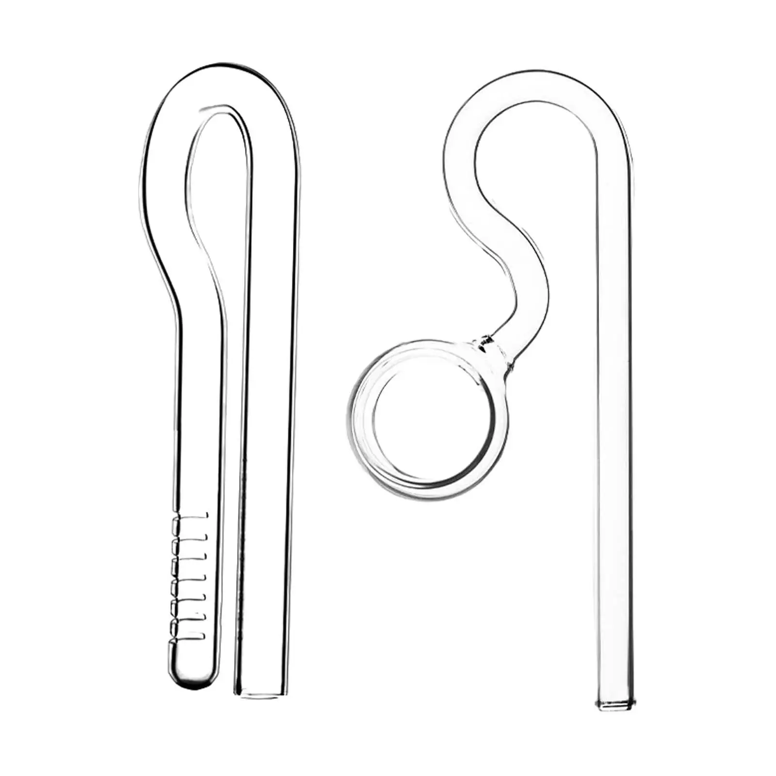 Aquarium Lily Pipe Inflow/outflow Clear Easy to Clean Adjust The Flow Skimmer Easy to Install Remove Oil Glass Lily Pipe Inflow - view 3