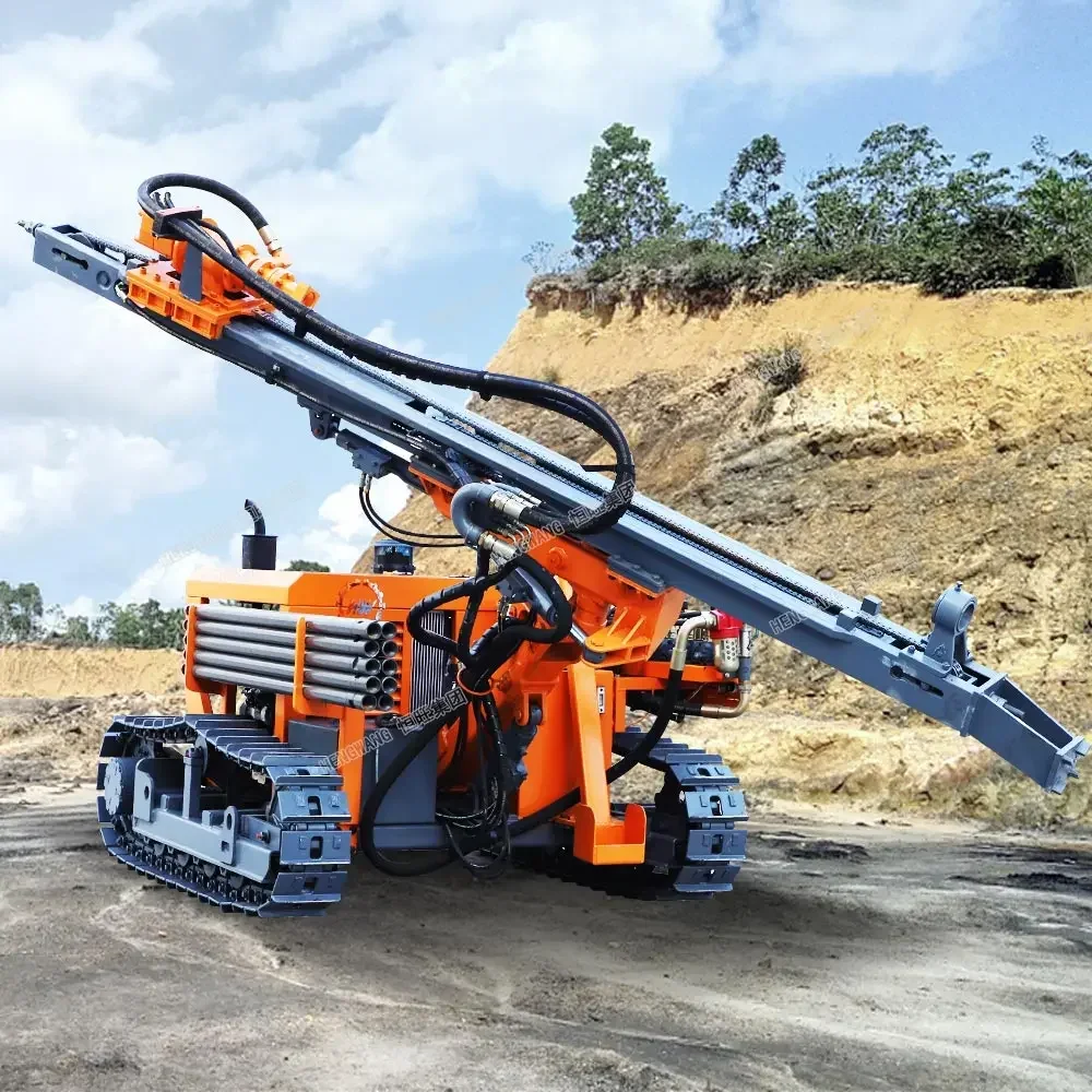 Best selling tunnel boring machine Hengwang drill rig underground dth drill machine with CE ISO