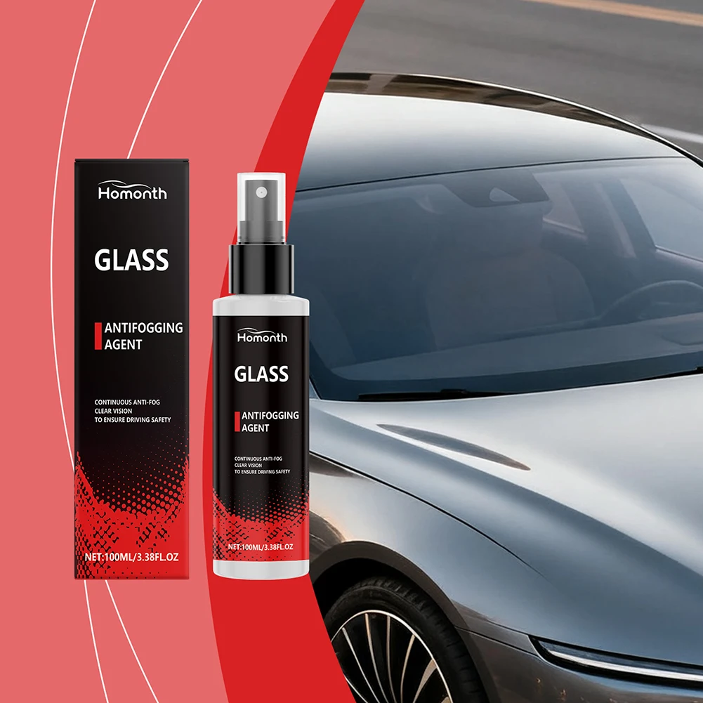 Car Windshield Anti-fog Spray Long Lasting Easy-to-Use, Universal Car Solution. Rainy Day Driving Safety