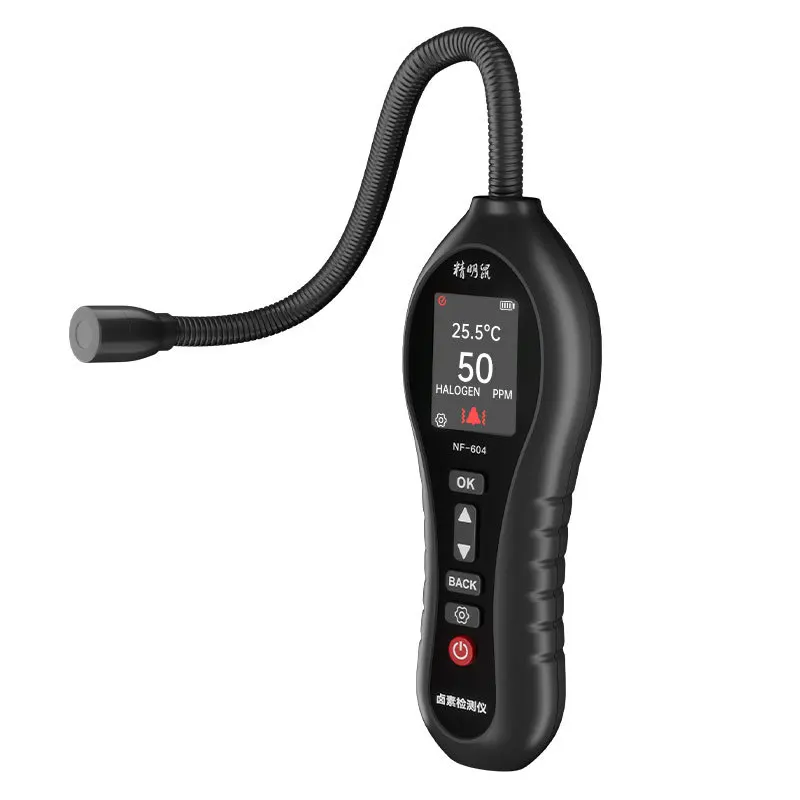 

NF-604 Air Conditioning Fluorine Leak Detector Automotive Refrigerant Refrigerant Snow Leak Freon Halogen Detector