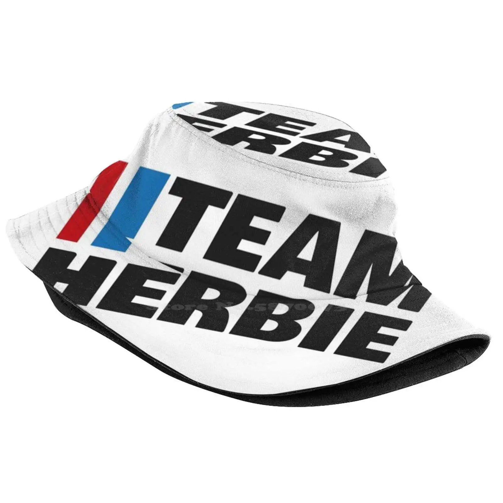 Team Herbie (Text Design) Sun Cap Fisherman Hat Bucket Hats Herbie Love Rides Again Goes To Monte Carlo Goes Bananas Fully