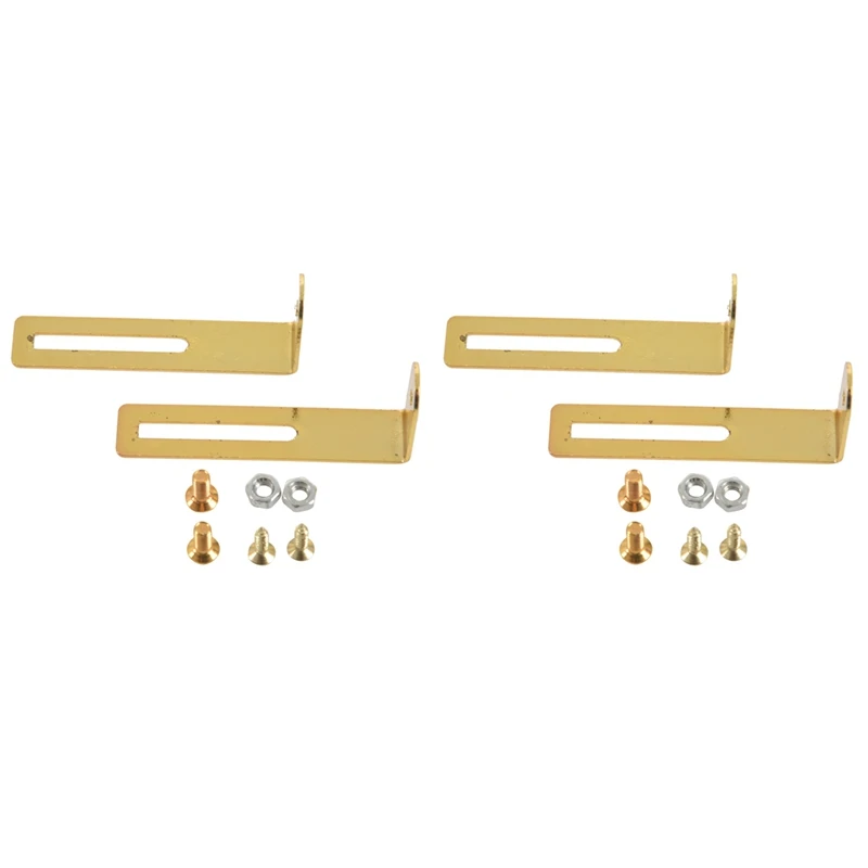 Pickguard Bracket Mounting Screws For Gibson Les Paul Electric Guitar Repalcement( Pack Of 4) (Gold)