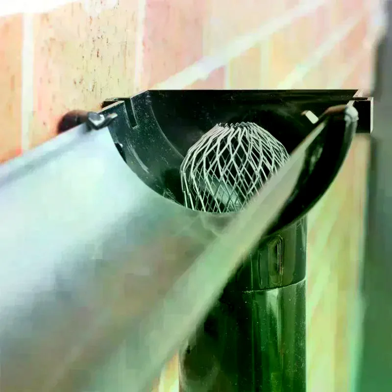 /PFU/Alloy Drain Pipe Mesh Filter Anti-Clogging Leaf Filter For Round Square Pipes Prevents Clogging From Leaves Aluminum