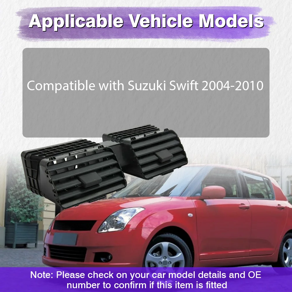 

Для Suzuki Swift 2004-2010 передняя центральная приборная панель автомобиля, вентиляционная решетка для кондиционера, рамка 73610-77J00 7361077J00