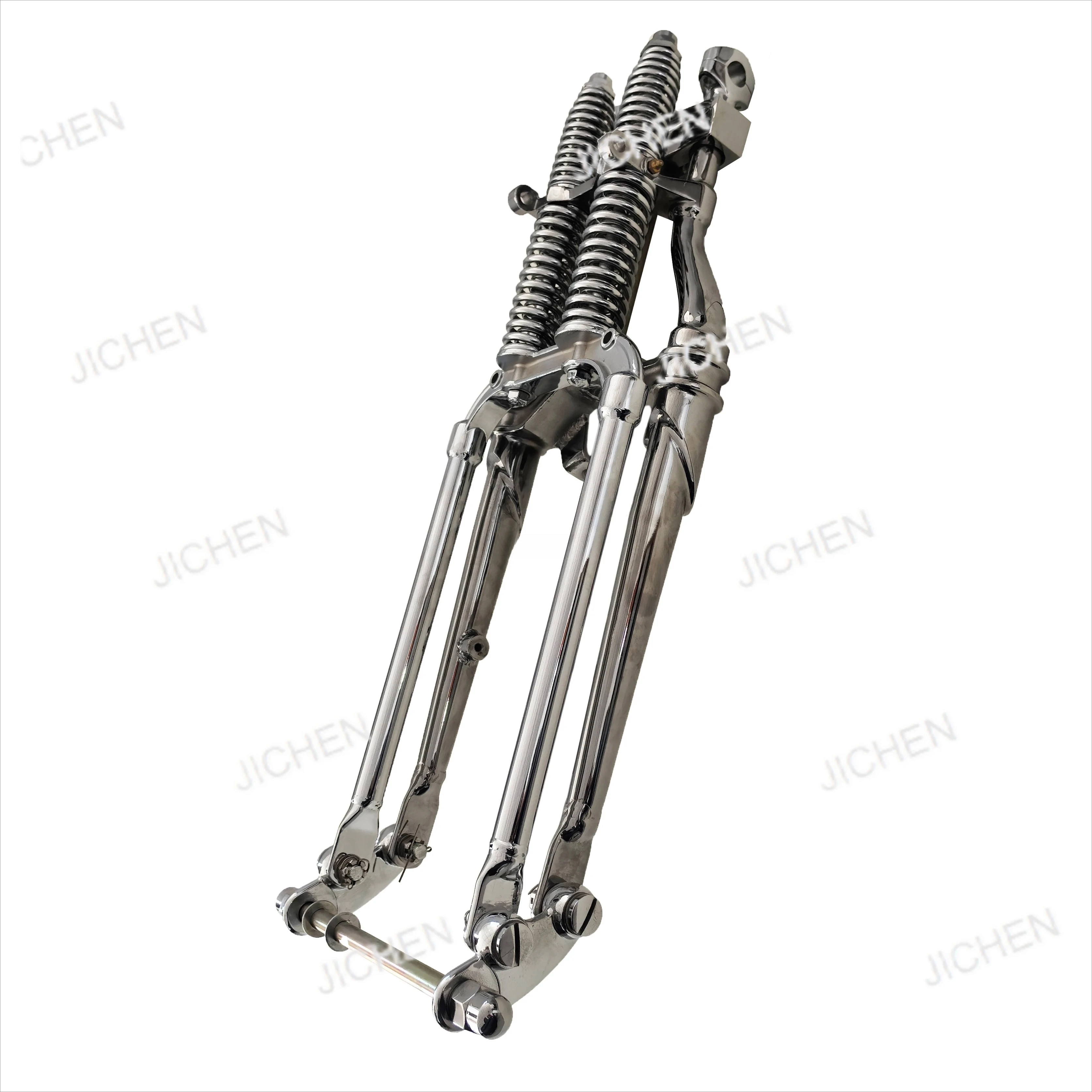 

18-дюймовый мотоцикл в стиле ретро, хромированные аксессуары, винтажный спрингер, конец передней вилки