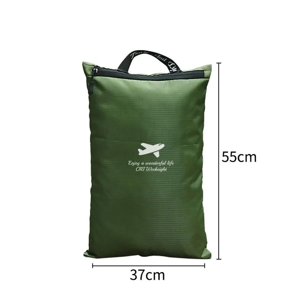 Foldable Waterproof Storage Bag Waterproof Lightweight Roll Top Dry Bag Collapsible Roll Top Packing Organizer