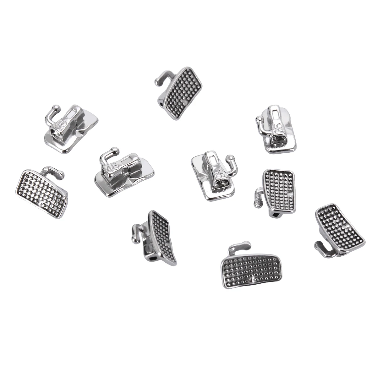 20 set 80 pezzi tubi buccali ortodontici dentali AZDENT 1 ° molare Bondable monoblocco Non convertibile singolo Roth MBT 0.022/0.018