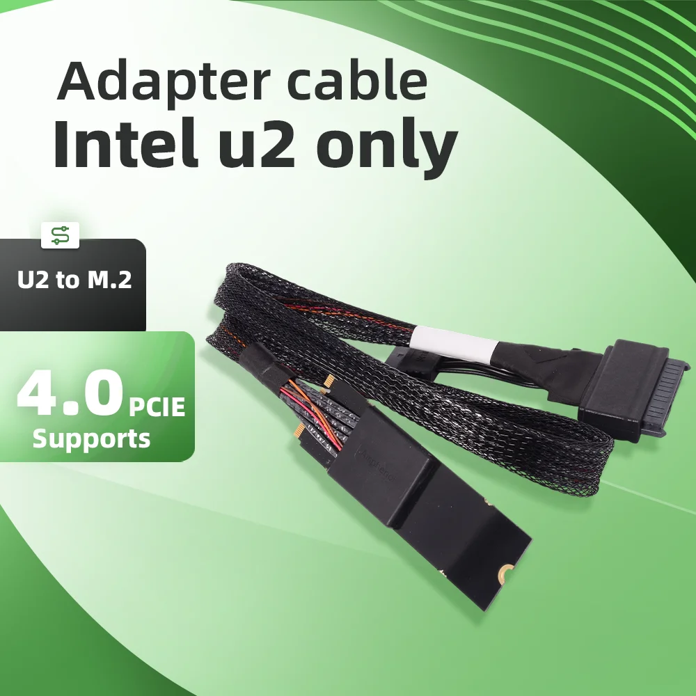 

M.2-to-Intel U2 NVME Solid State Drive Adapter Cable Intel U.2-to-8639 Hard Disk Extend for P4510 P4500 P5510 P5520 P5530 P5800X