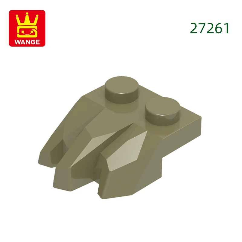 Wange135 stks/partij 27261 Speciale 2x3 Plaat met Rotsen Bouwstenen MOC Accessoires Compatibel met Baksteen Kinderen Speelgoed Geschenkdoos