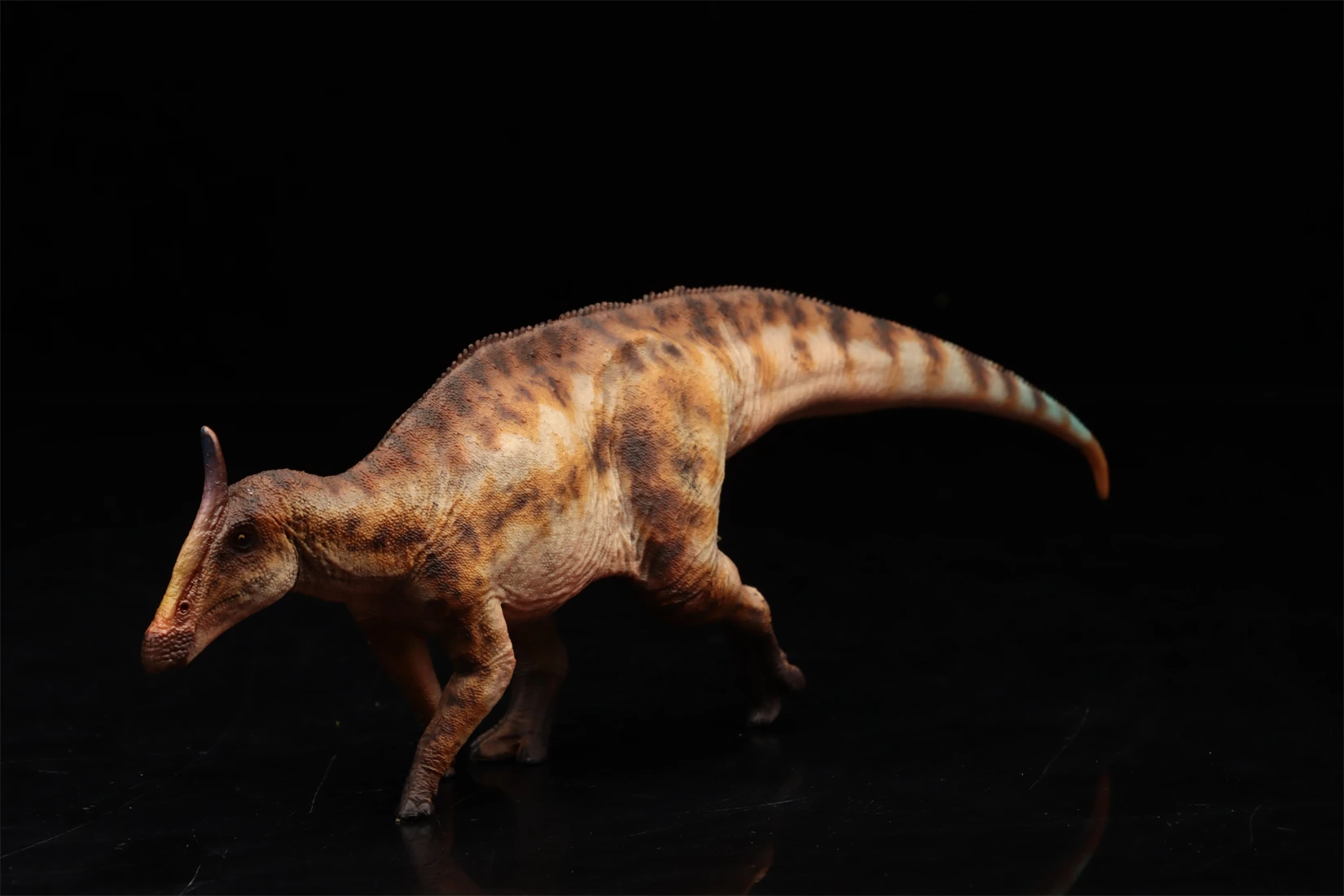 HAOLONGGOOD 1:35 Saurolophus modelo Hadrosauridae dinosaurio Animal figura colección escena decoración regalo de cumpleaños