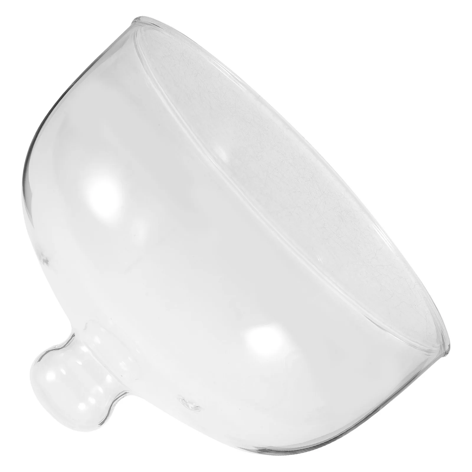 

Food Heating Protection Cover Glass Clear Microwave Safe Anti Oil Splashing Fresh Keeping Plate Cover for Kitchen Table Use