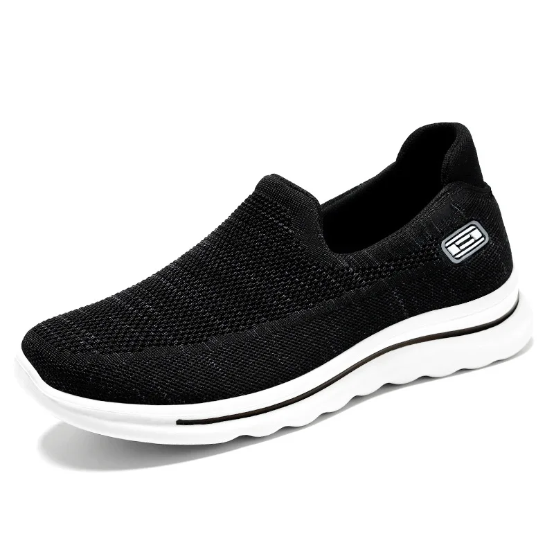 Thick-soled Comfortable and Fashionable Men's Casual Shoes for Spring Autumn Soft-soled Breathable Anti-slip Laced Men's Shoes