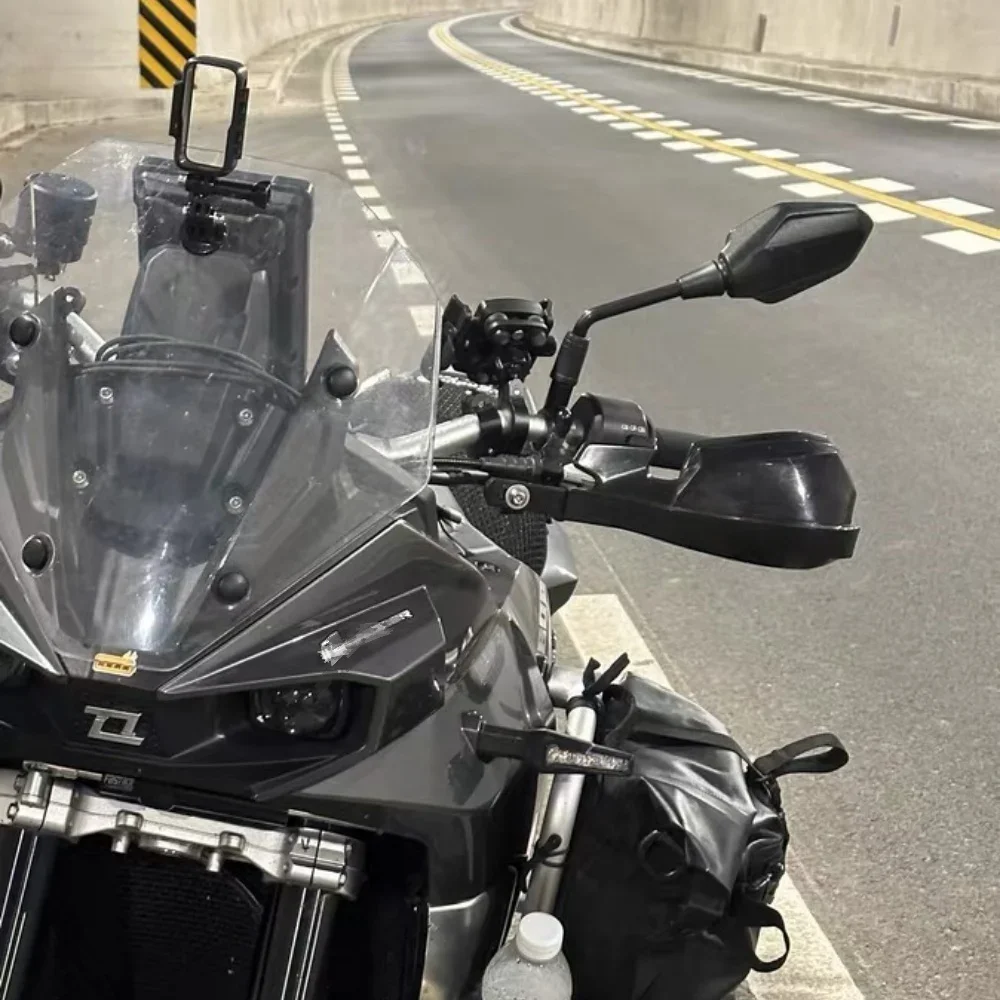 For KOVE 800X, the replacement accessories include anti-drop hand guard, handlebar front windscreen and bow guard.