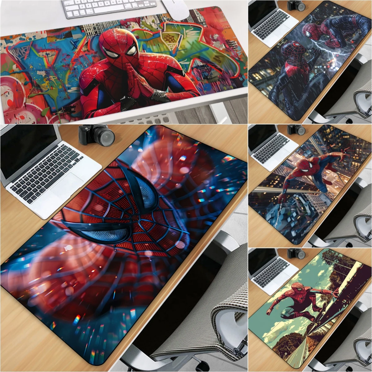 Large Mousepad XXL Marvel Spider Man Pad Keyboard Gaming Accessories Mouse Mats Game Office Computer Desk Mat table mats