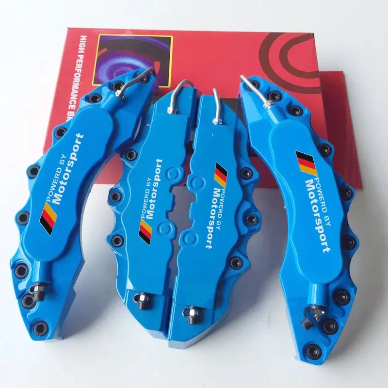 Kunbaby 4 Or 2 Pcs ABS Plastic Disc Brake Caliper Cover With Motor Sport Sticker F30 E90 E60 F10 X5 X1 X3 X2 3 Series E46 E39