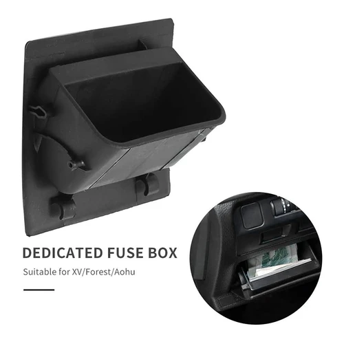 Imagen 2 del producto Caja de fusibles interior, contenedor de monedas, bandeja de tablero de almacenamiento para Subaru XV Crosstrek Forester Outback Legacy Impreza WRX STI Ascent