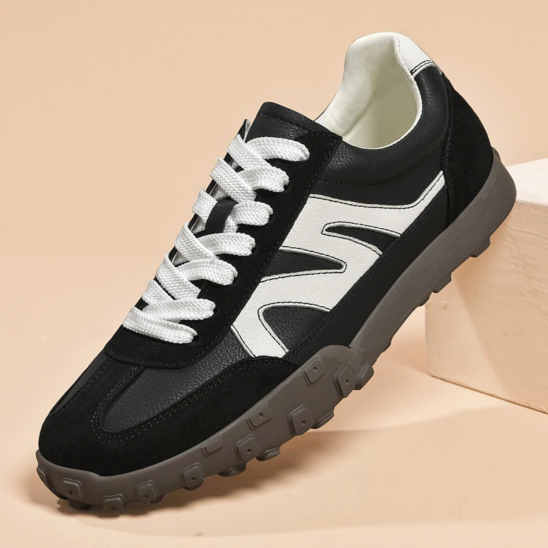 

2025 New Autumn Golf Shoes for Men Black Gray Sport Shoes Mens Leather Golf Training for Male Walking Shoe