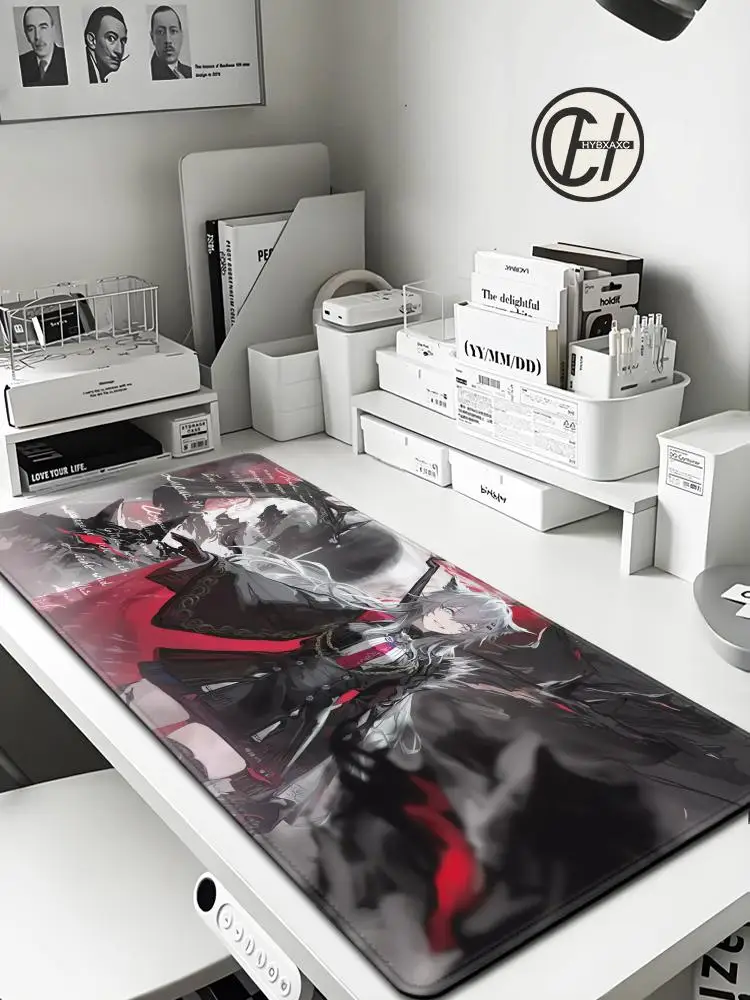 Arknights Lappland Mousepad HD Anime Trwała podkładka pod mysz do gier z blokadą krawędzi Prime XXL Podkładka pod klawiaturę Akcesoria do gier — zdjęcie produktu 7
