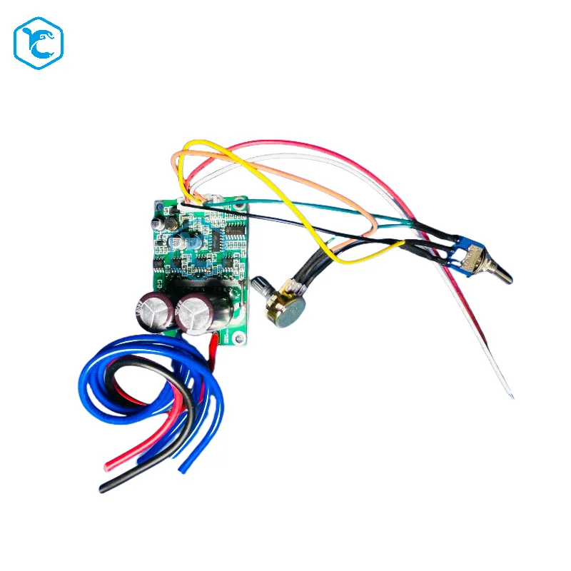 JUYI Original 36-72V JYQD-V6.5E placa controladora de motor bldc para motor BLDC sin sensor con disipador de calor, interruptor y cables