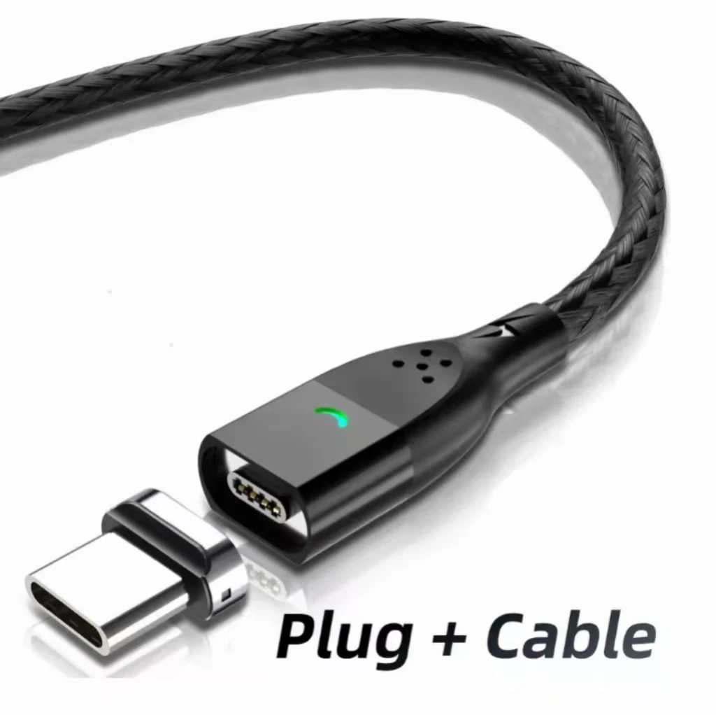 FONKEN USB Type C Магнитный кабель Зарядное устройство для телефона Шнур для передачи данных 3A USB-кабель для быстрой зарядки Провод для зарядки Micro USB