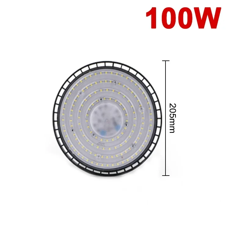 220V Super Heldere UFO LED Industriële Verlichting Garageverlichting 100W 150W 200W Hoogbouw Licht IP65 Waterdicht Voor Magazijn Fabriek