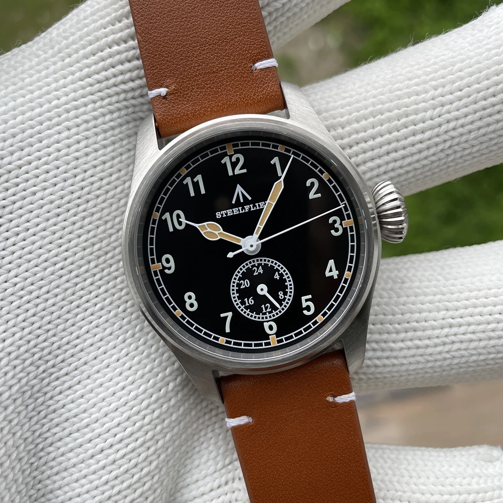 STEELFLIER Offizielle SF746 Luxus-Quarz-Armbanduhr Swiss Luminous VH60 Mute-Uhrwerk 20Bar wasserdichte Multi-Zeitzonen-Uhren – Detail 27