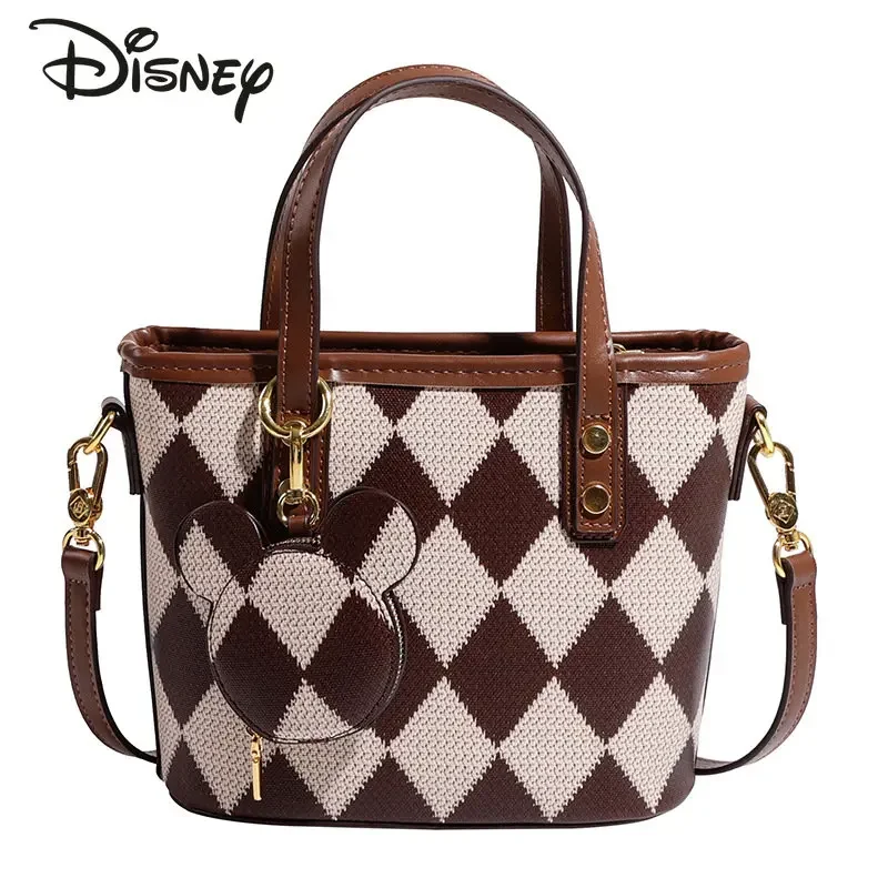 Disney-Sac à bandoulière grande capacité pour femme, sac à main pour fille, sac à provisions portable, mode avancée, populaire, nouveau, 2023