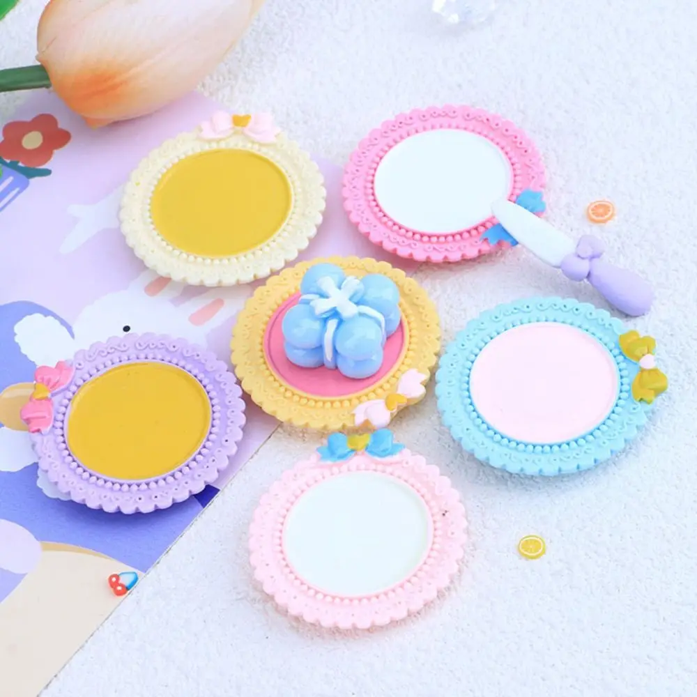 20pcs New Resin Slime Charms Lace Plate Flatback DIY Crafts Accessories Kids Toy Scrapbooking Embellishments