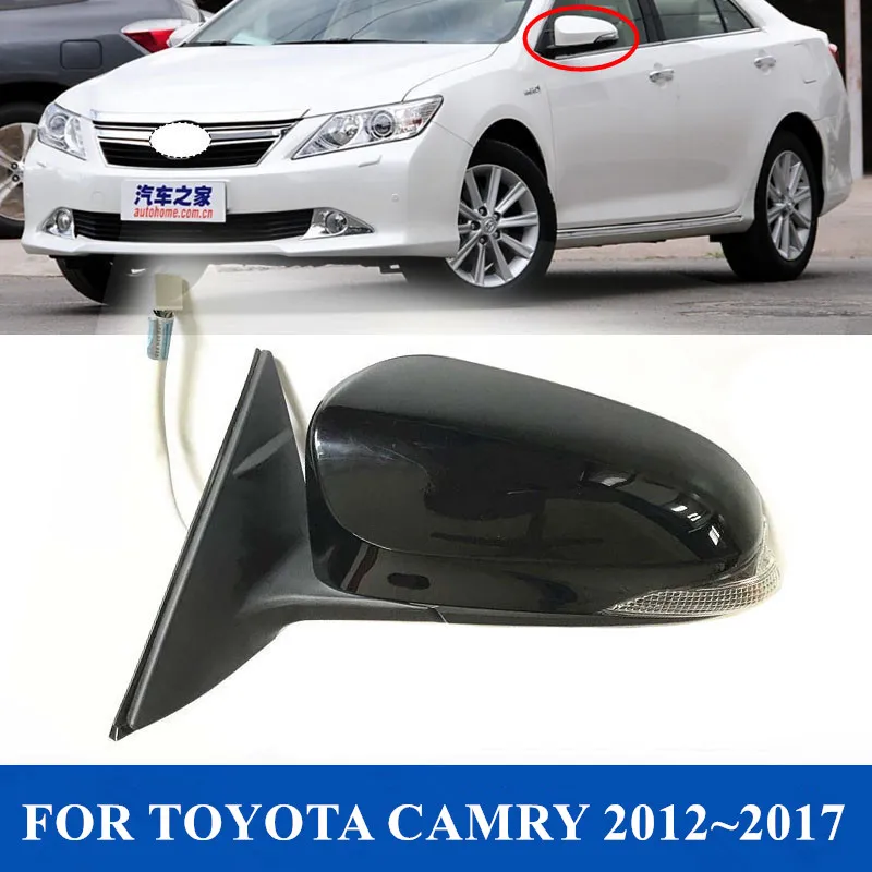 

Car Exterior Door Rearview Side Mirror Assembly With Heated Folding & Adjustable For TOYOTA CAMRY 2012 2013 214 2015 2016 2017