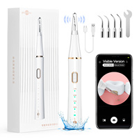 Visible Plaque/Tartar Remover for Teeth, Dental Calculus Remover Cleaning Kit with Led Light- 4 Heads, Teeth Cleaner for Home