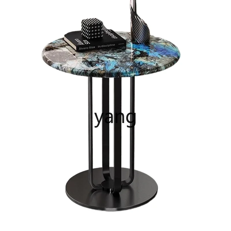LTT light luxury high-end round edge table modern simple small coffee table
