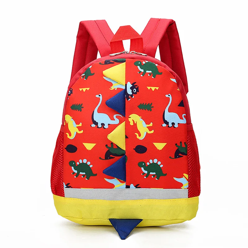 Kids Cartoon Dinosaur School Bags for Girls Zipper Fashion Backpack Boys Student Kindergarten Cute Shoulder Bag Mochila Infantil