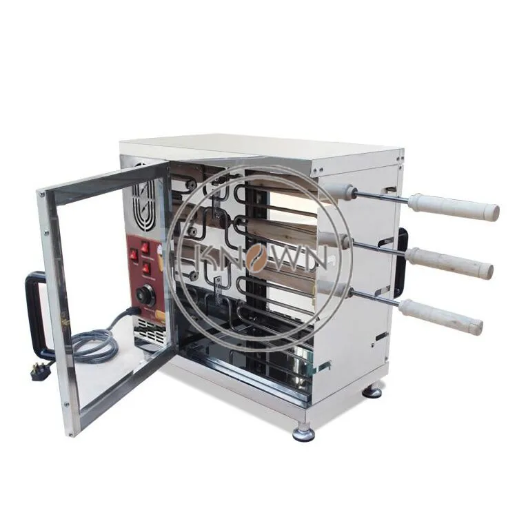 Forno elétrico comercial para bolo de chaminé 110V 220V Kurtos Kalacs Maker Machine