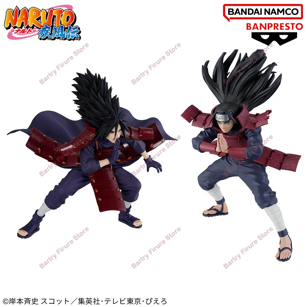 Naruto Shippuden Trillingen Sterren Senju Hashirama Uchiha Madara Anime Figuur Actie Beeldje BANPRESTO Model Speelgoed Vakantie Geschenken