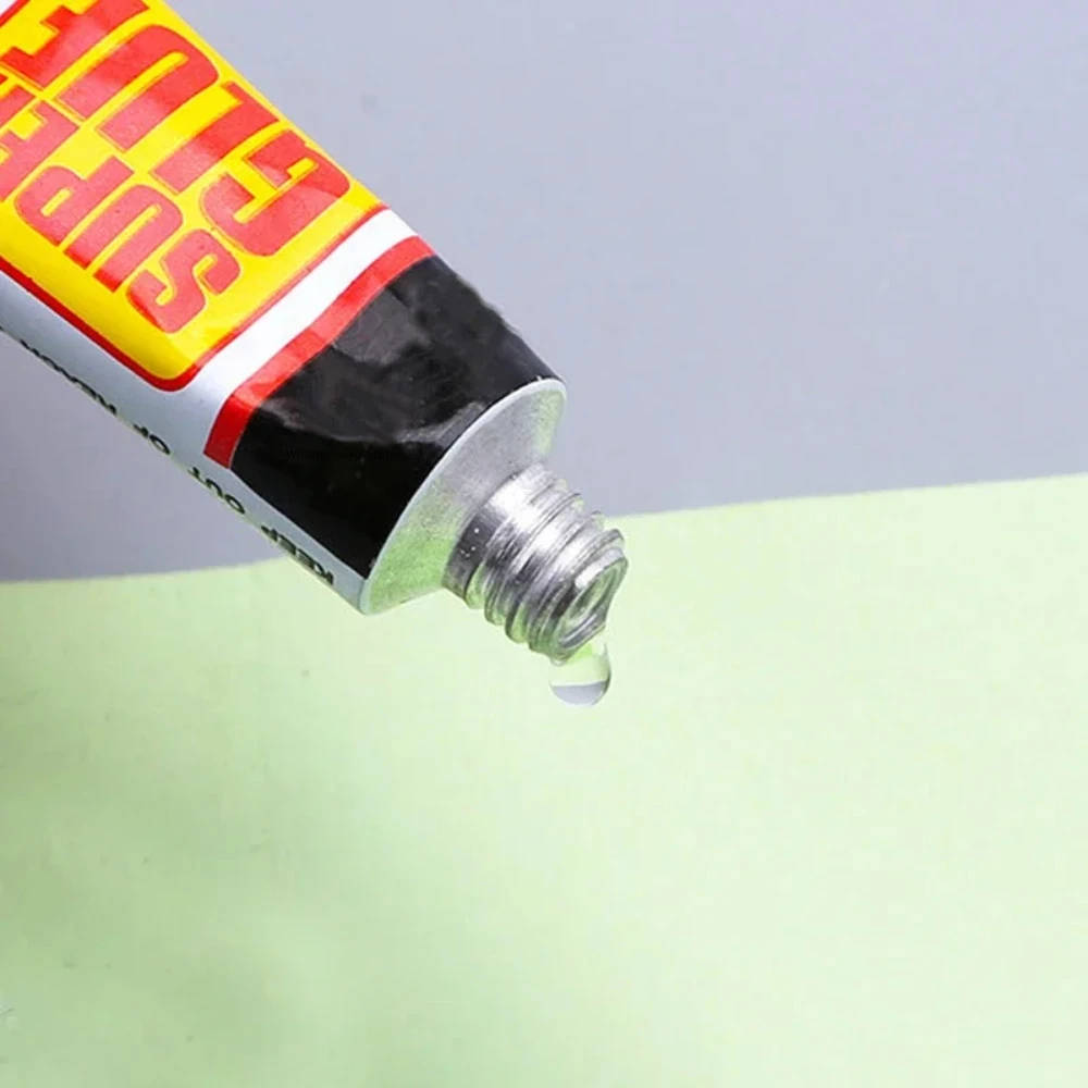 Super Glue Liquid Super Glue for Wood Epoxy Adhesive 502 Instant Transparent Epoxy Resin Stationery Shop Rubber 1/3/6/12 Items.