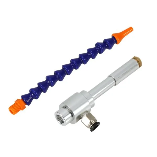 Aluminum Alloy Machining vortex Tube Vortex Tube Dry Cooling Cold air Gun with Flexible Tube