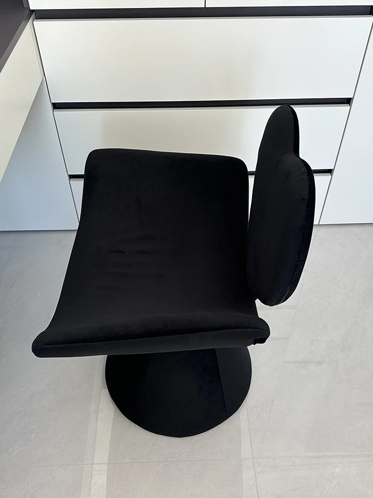 Female Bedroom Rotatable Makeup Stool,Luxury Dressing Table Chair,Beauty Salon Nail Salon,Backrest Dining Table Chairs